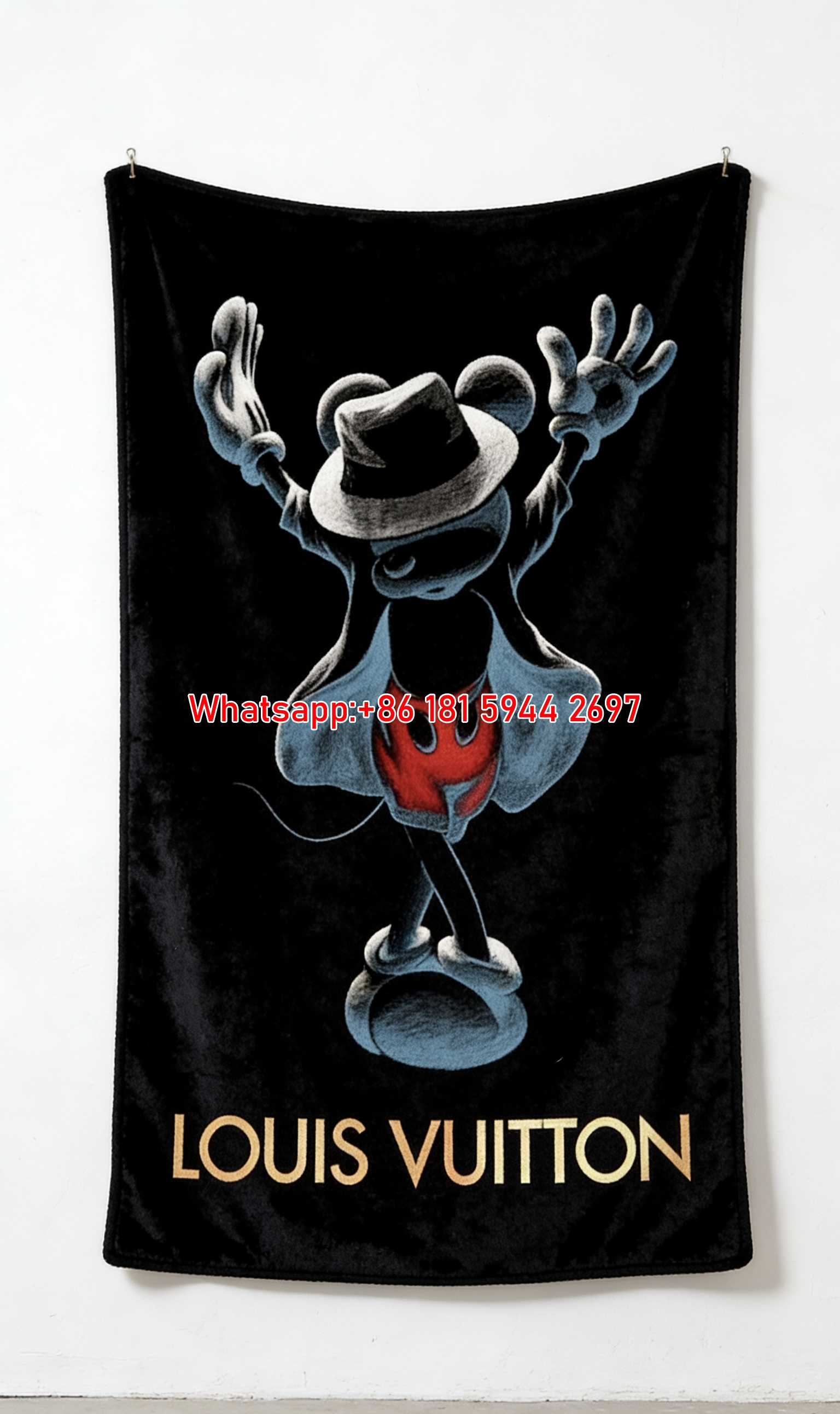 Mickey Luxury Blanket Chic Mickey Throw IMG_3584